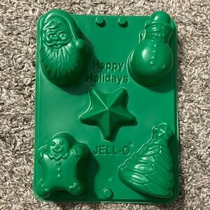 Vintage JELL-O Christmas Plastic Mold